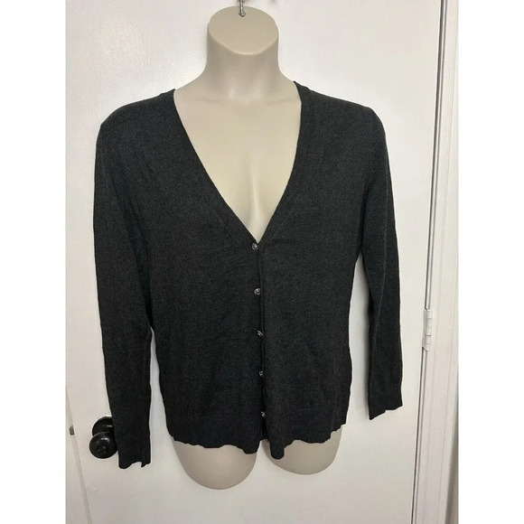 XXL Gray Womens Button Cardigan NWT New York & Co #1163 - Picture 1 of 8